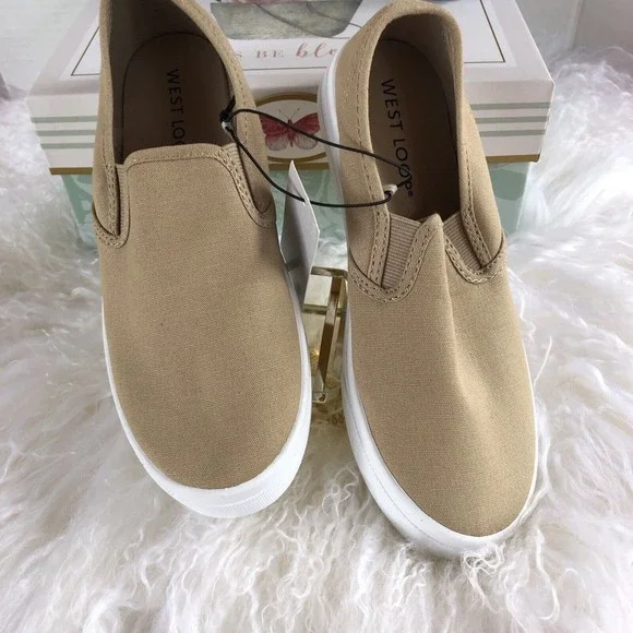 Women S West Loop Size Small 5/6 Slip On Tennis Shoes Sneakers NWT Brown… - Picture 16 of 16
